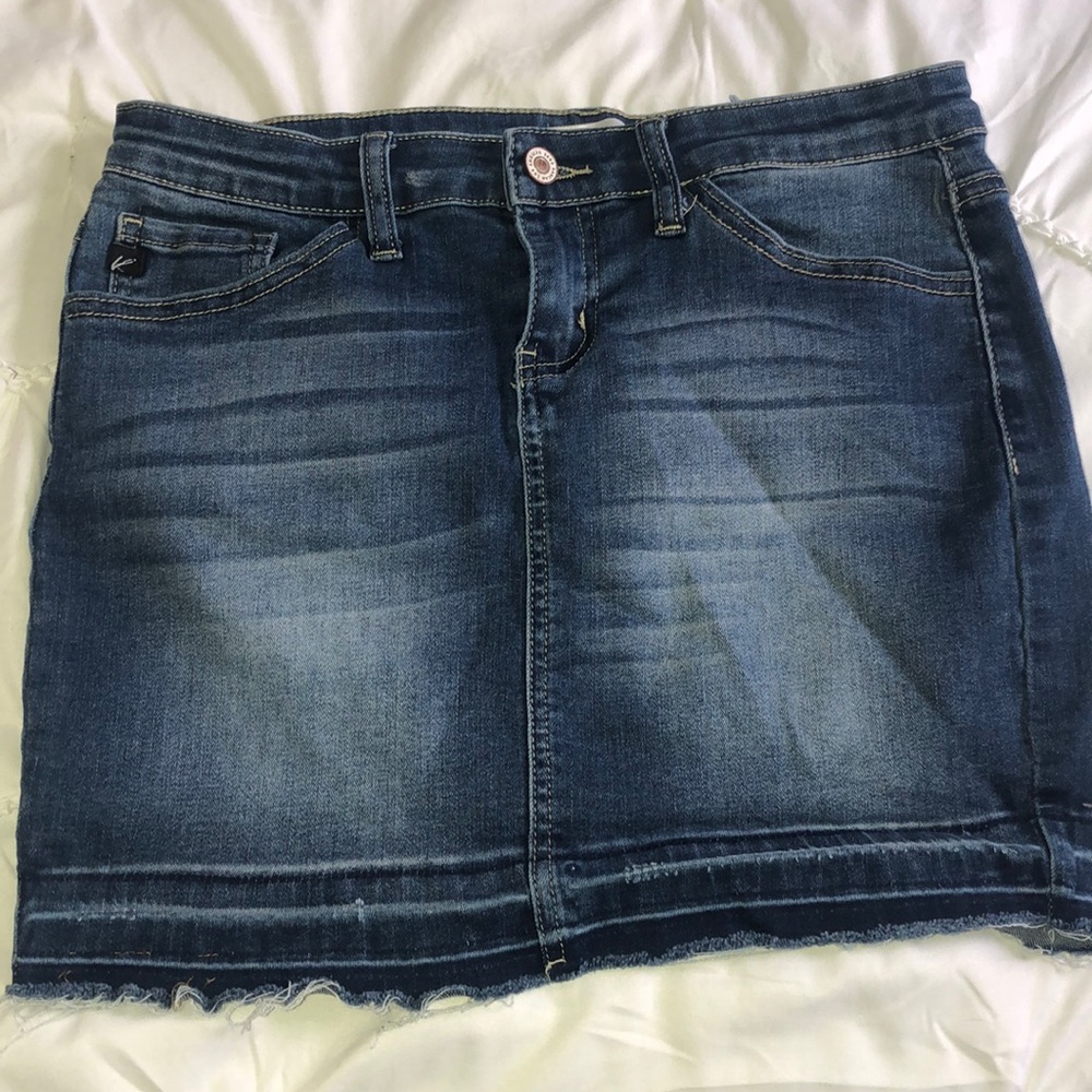 Denim skirt blue
